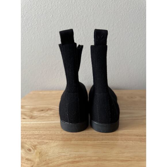 ✨SOLD✨Vivaia Women’s Rachel Black Square Toe Slip On Wool Ankle Boots US 9 - Picture 11 of 16